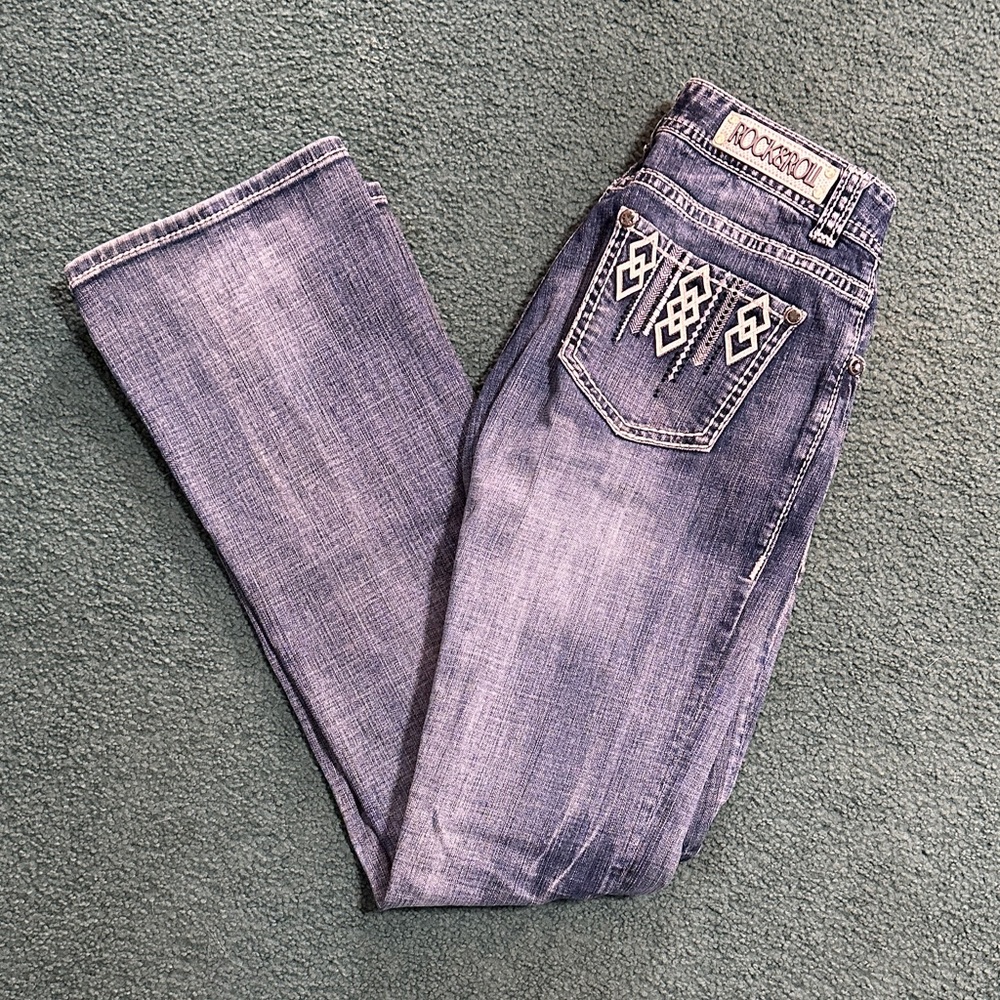 Rock & Roll Cowgirl Indigo Boot Cut Jeans